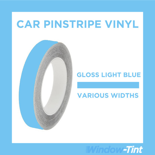 Light blue gloss - pin, stripe