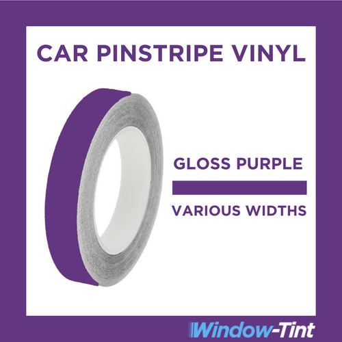 Purple gloss pin stripe - purple, roll