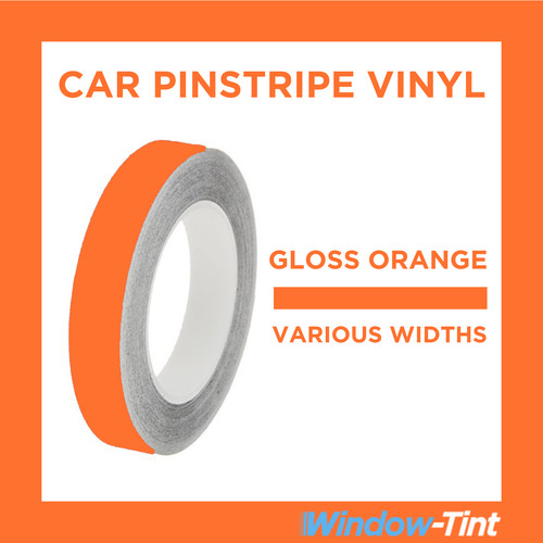 Orange gloss pin stripe - orange,