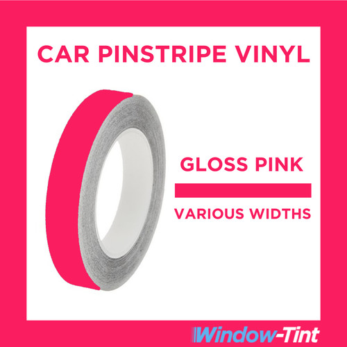 Pink gloss pin stripe - pink, roll