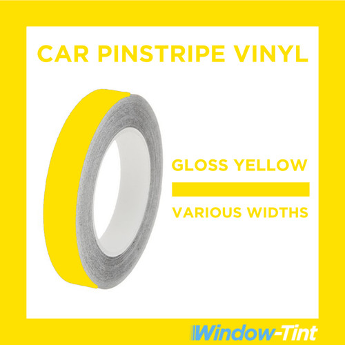 Yellow gloss pin stripe - yellow,