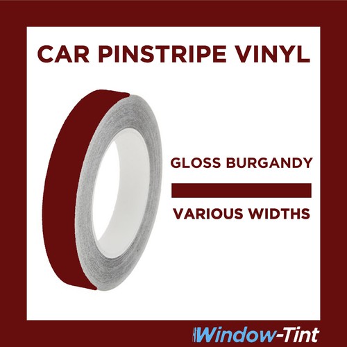 Gloss burgundy pin stripe roll - gloss,