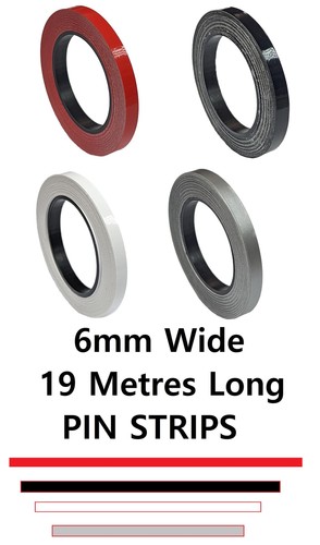 Pin stripe 6mm - 10m, classic